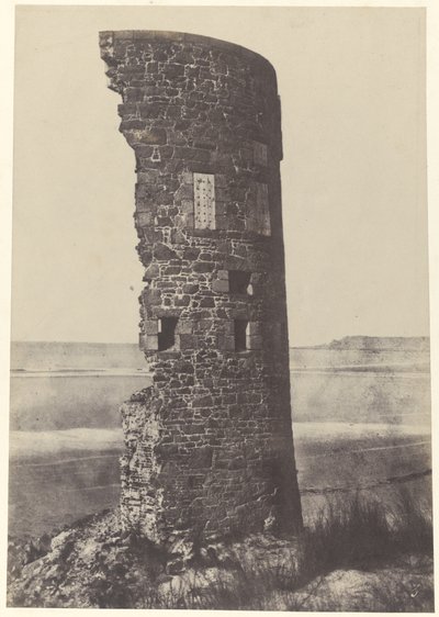 Věž zasažená bleskem, Saint-Ouen Bay od Thomas Sutton