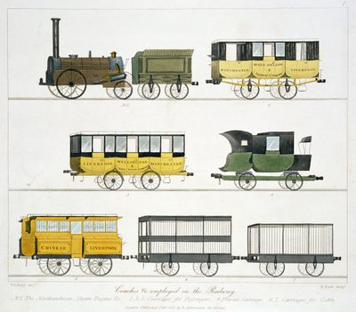 Coaches Employed on the Railway, deska 7 z 