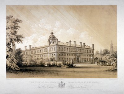 Královská námořní škola v New Cross, Lewisham, Londýn, c1870. od Thomas Talbot Bury