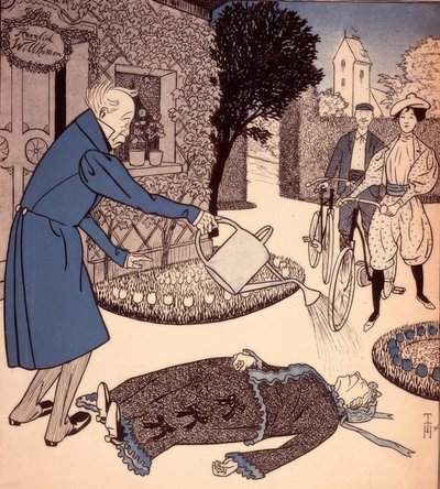 Návštěva novomanželů od Thomas Theodor Heine