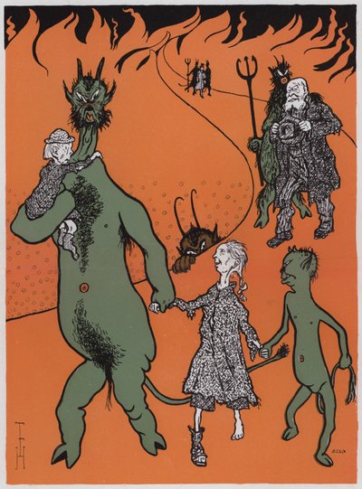 Uhelná nouze (barva lito) od Thomas Theodor Heine