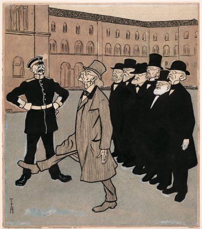 Svoboda vědy; Simplicissimus V/5 od Thomas Theodor Heine