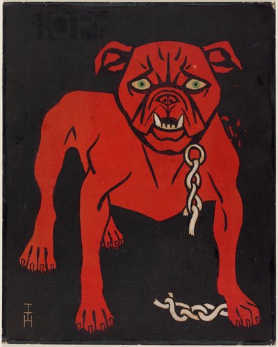 Bulldog Simplicissimus od Thomas Theodor Heine