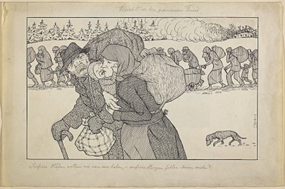 Útěk před krutým nepřítelem od Thomas Theodor Heine