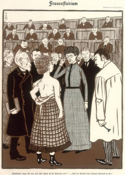 Ženská studia od Thomas Theodor Heine