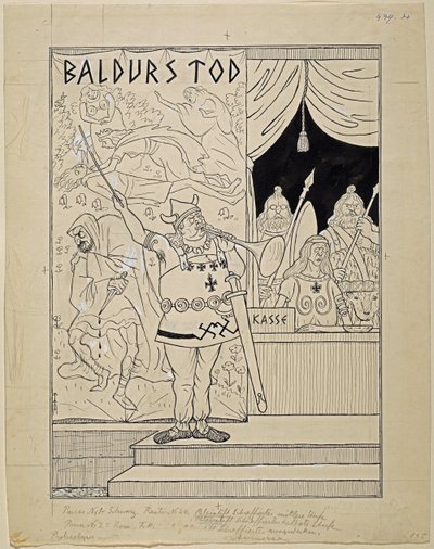 soutěž o Oberammergau; Simplicissimus XXXV/8 od Thomas Theodor Heine