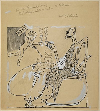 Šťastný nový rok 1933 od Thomas Theodor Heine