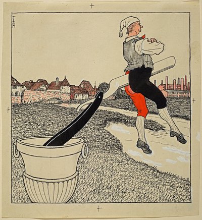 Čistý rozvod, Simplicissimus XXV/9 od Thomas Theodor Heine