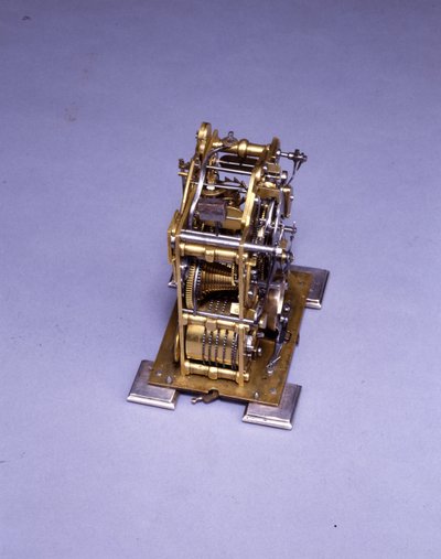 Miniaturní markantní hodiny, no. 222, c.1695 (kov) (viz také 834228-31) od Thomas Tompion