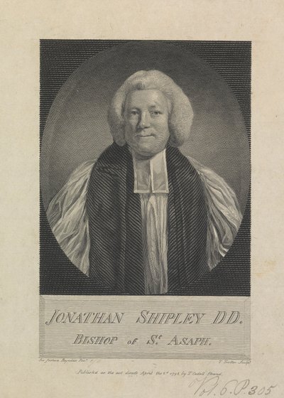 Jonathan Shipley, biskup ze St. Asaph od Thomas Trotter