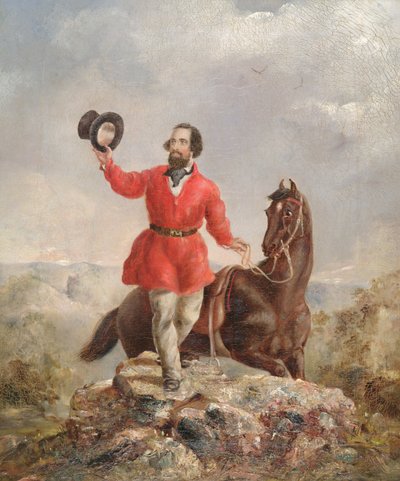 Pan E.H. Hargraves, objevitel zlata Austrálie, 1851 od Thomas Tyrwhitt Balcombe