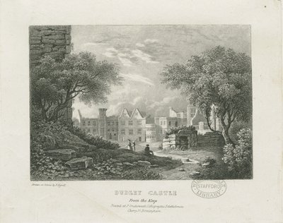 Dudley Castle – The Keep: litografie a [19. století] od Thomas Underwood