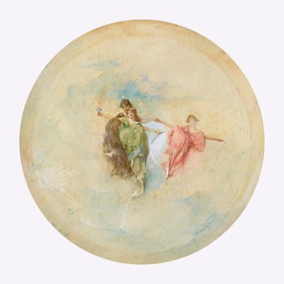 Svítání, 1892. od Thomas Wilmer Dewing