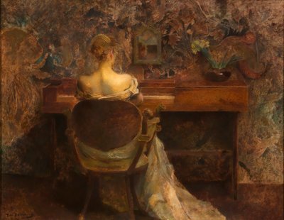Spinet, ca. 1902. od Thomas Wilmer Dewing