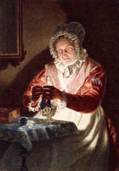Ztracený steh, 1886 od Thomas Waterman Wood