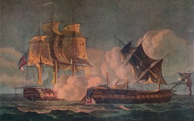 Capture of the Forte, c1800 od Thomas Whitcombe