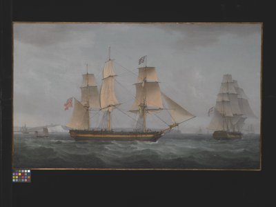 Off the Dover Coast (olej na plátně) od Thomas Whitcombe