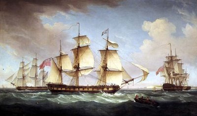 Přímořská krajina od Thomas Whitcombe