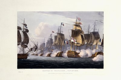 Bitva u Trafalgaru, 21. října 1805, 1816 od Thomas Whitcombe