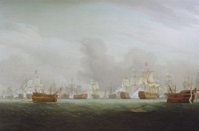 Bitva slavného prvního června 1794 od Thomas Whitcombe