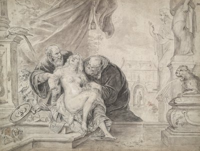 Susannah a starší od Thomas Willeboirts