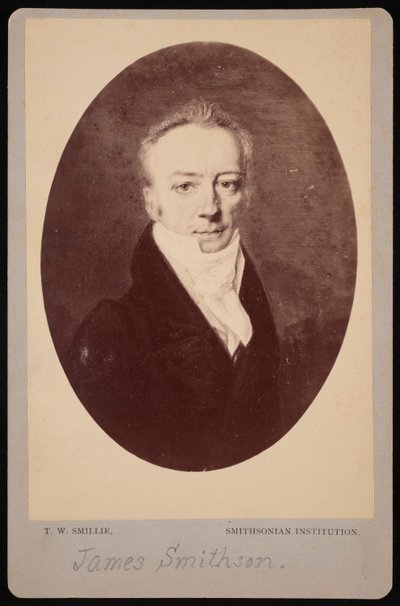 Portrét Jamese Smithsona 1765-1829, 1816 fotografovaný v 70. letech 19. století. od Thomas William Smillie