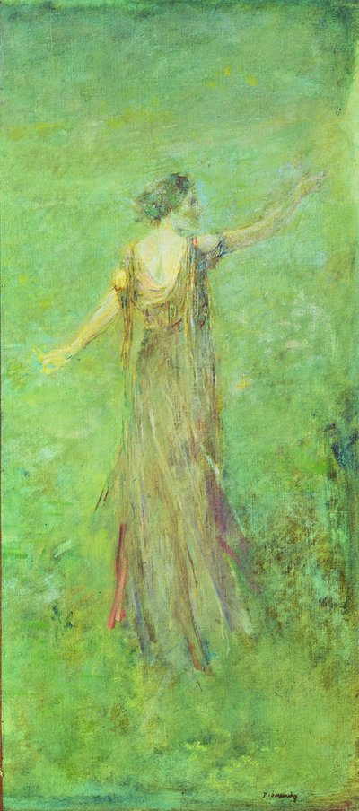 června, cca 1920 (olej na plátně) od Thomas Wilmer Dewing