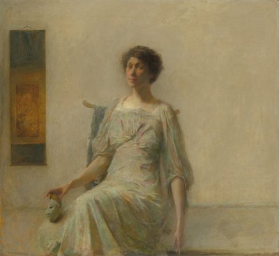 Dáma s maskou od Thomas Wilmer Dewing