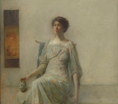 Dáma s maskou, 1911 od Thomas Wilmer Dewing