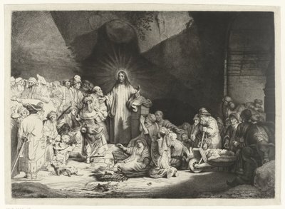 Kázání Krista (Sto guldenů) od Thomas Worlidge