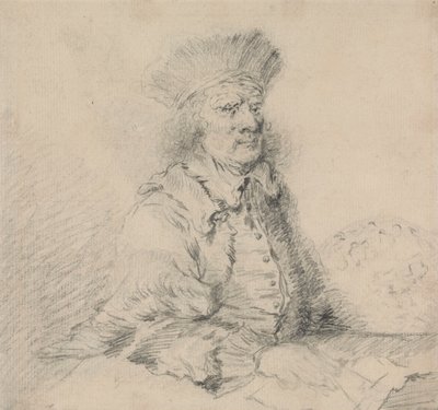 Rembrandt v kožešinové čepici od Thomas Worlidge