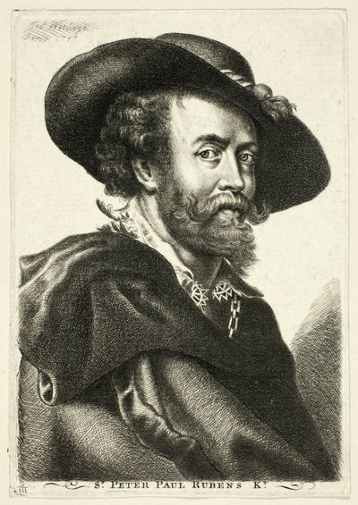 Sir Peter Paul Rubens od Thomas Worlidge
