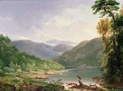 Řeka Kentucky, poblíž řeky Dic od Thomas Worthington Whittredge