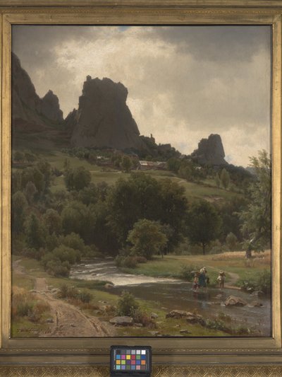Summer Pastorale (Pohled na Kallenfels) (olej na plátně) od Thomas Worthington Whittredge