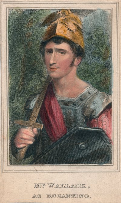Pan Wallack, jako Rugantino, c1820. od Thomas Wright