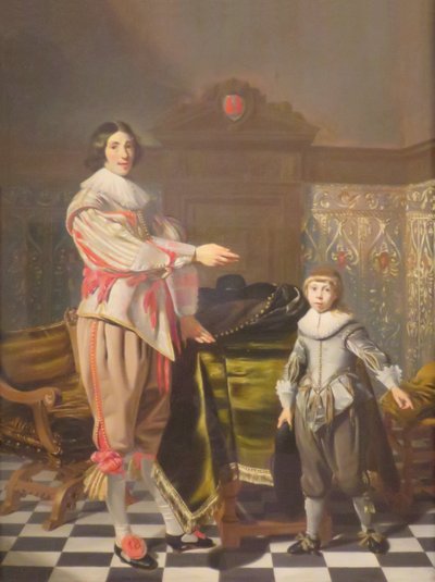 Portrét otce a jeho syna od Thomas de Keyser