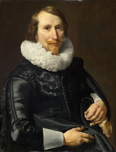 Portrait of a Gentleman, c.1626 (olej na panelu) od Thomas de Keyser