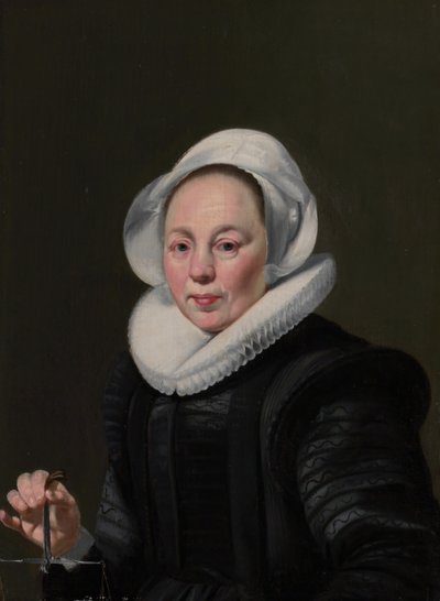 Portrét ženy s rovnováhou, ca. 1625-26. od Thomas de Keyser