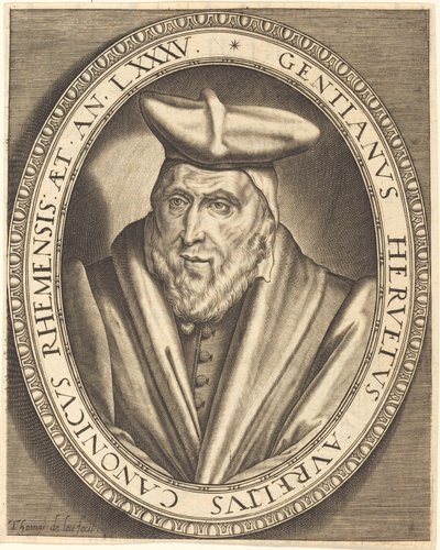 Gentian Hervet, kanovník z Remeše od Thomas de Leu