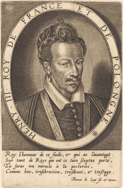 Henri III, král Francie od Thomas de Leu