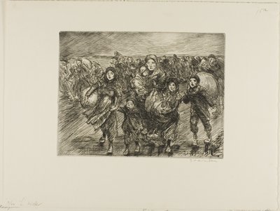 Před invazí od Théophile Alexandre Pierre Steinlen