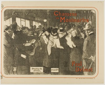 Písně z Montmartru od Théophile Alexandre Pierre Steinlen