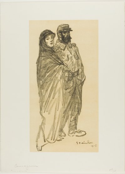 Odvážný od Théophile Alexandre Pierre Steinlen