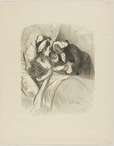 Dame Jacinthe od Théophile Alexandre Pierre Steinlen