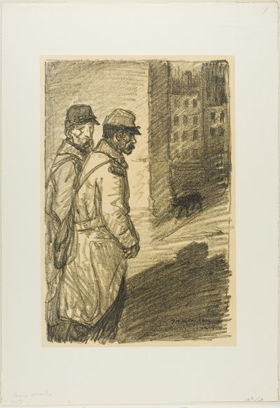 Zbloudilí psi od Théophile Alexandre Pierre Steinlen