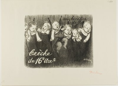 Ve prospěch školky v 16. obvodu od Théophile Alexandre Pierre Steinlen
