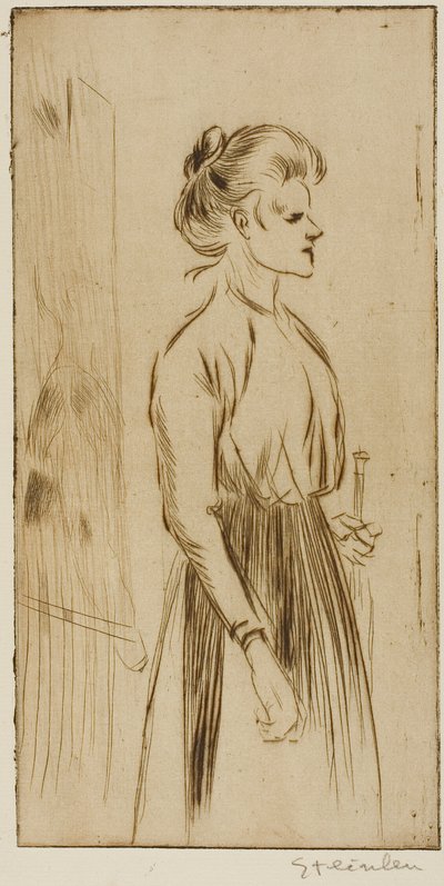 Těžká žena od Théophile Alexandre Pierre Steinlen
