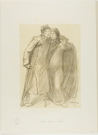 Pomoc zraněným od Théophile Alexandre Pierre Steinlen