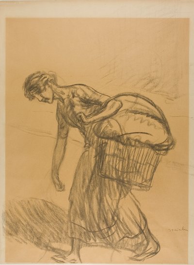Prádelna od Théophile Alexandre Pierre Steinlen