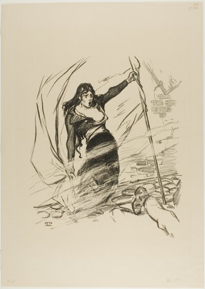 květen 1871 od Théophile Alexandre Pierre Steinlen